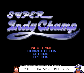 Game screenshot of Super Indy Champ