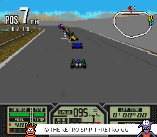 Game screenshot of Super Indy Champ