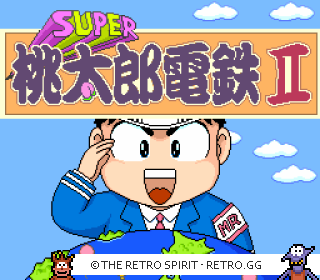 Game screenshot of Super Momotarou Dentetsu II