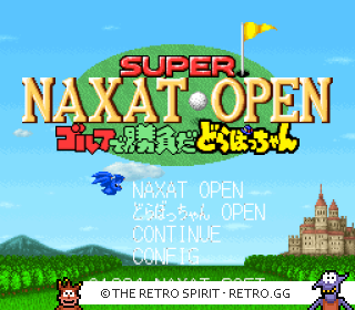 Game screenshot of Super Naxat Open: Golf de Shoubu da! Dorabocchan
