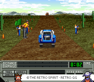 Game screenshot of Super Off Road: The Baja