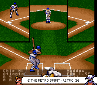 Game screenshot of Super R.B.I. Baseball