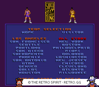 Game screenshot of Super Slam Dunk