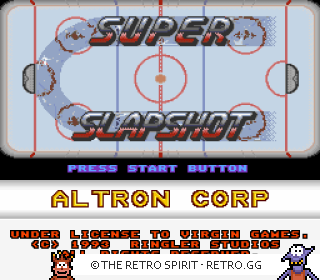 Game screenshot of Super Slap Shot