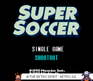 Game screenshot of Super Soccer