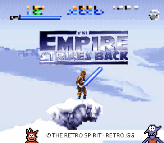 Game screenshot of Super Star Wars: The Empire Strikes Back