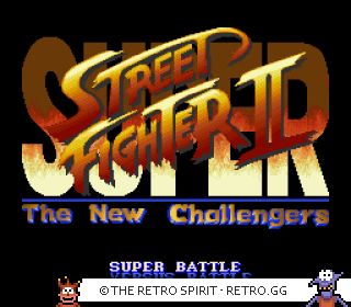 Game screenshot of Super Street Fighter II: The New Challengers