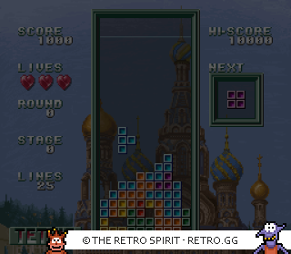 Game screenshot of Super Tetris 3