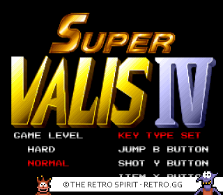 Game screenshot of Super Valis IV