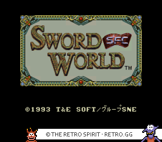 Game screenshot of Sword World SFC