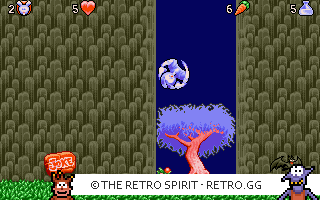 Game screenshot of Quik the Thunder Rabbit