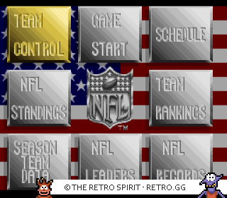 Game screenshot of Tecmo Super Bowl II: Special Edition