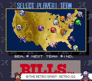 Game screenshot of Tecmo Super Bowl III: Final Edition