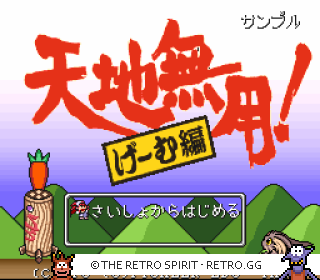 Game screenshot of Tenchi Muyou! Game Hen