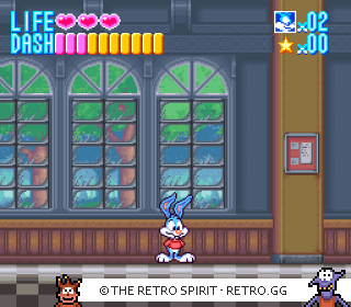 Game screenshot of Tiny Toon Adventures: Buster Busts Loose!