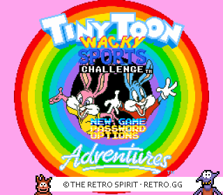 Game screenshot of Tiny Toon Adventures: Wacky Sports Challenge