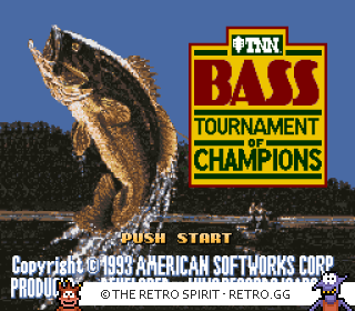 Game screenshot of TNN Bass Tournament of Champions