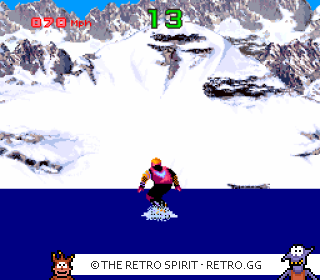Game screenshot of Tommy Moe's Winter Extreme: Skiing & Snowboarding