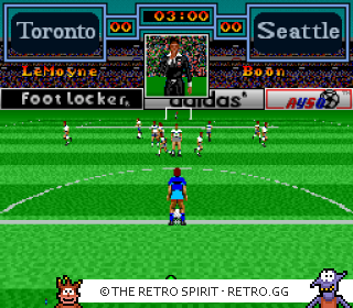 Game screenshot of Tony Meola's Sidekicks Soccer