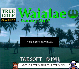 Game screenshot of True Golf Classics: Waialae Country Club