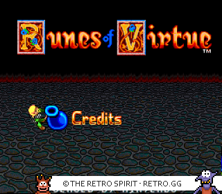 Game screenshot of Ultima: Runes of Virtue II