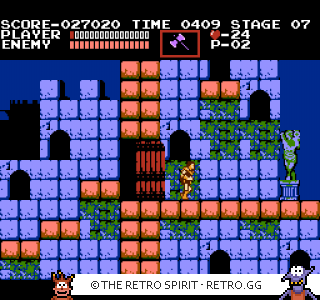 Game screenshot of Castlevania