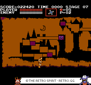 Game screenshot of Castlevania
