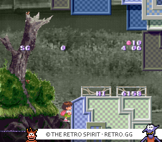 Game screenshot of Umihara Kawase