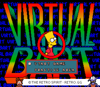 Game screenshot of Virtual Bart