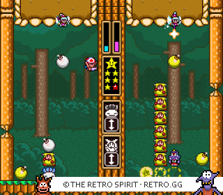 Game screenshot of Wario's Woods