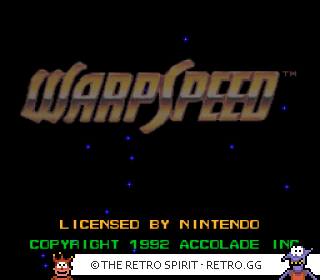 Game screenshot of WarpSpeed