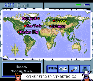 Game screenshot of Where in the World Is Carmen Sandiego?