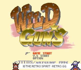 Game screenshot of Wild Guns