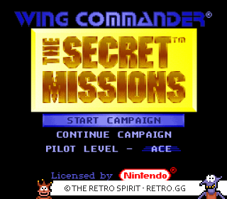 Game screenshot of Wing Commander: The Secret Missions