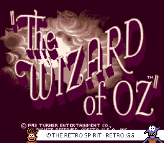 Game screenshot of The Wizard of Oz