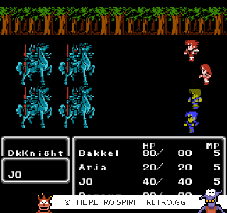 Game screenshot of Final Fantasy II