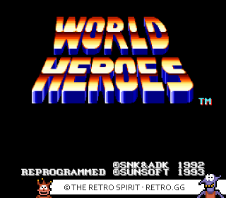 Game screenshot of World Heroes