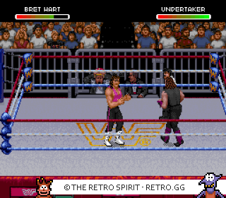 Game screenshot of WWF Raw