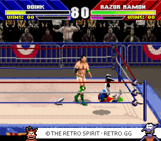 Game screenshot of WWF WrestleMania: The Arcade Game