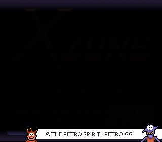 Game screenshot of X-Zone