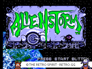 Game screenshot of Alien Storm