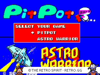 Game screenshot of Astro Warrior