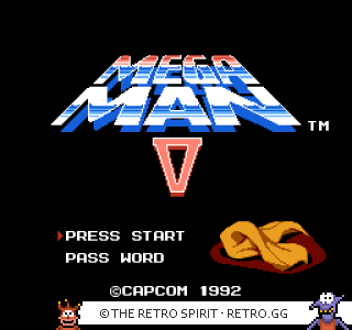 Game screenshot of Mega Man 5