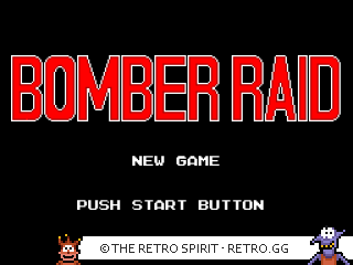 Game screenshot of Bomber Raid