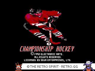 Game screenshot of Championship Hockey
