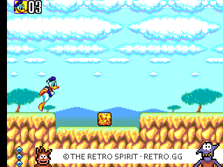 Game screenshot of Deep Duck Trouble Starring Donald Duck