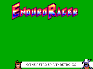 Game screenshot of Enduro Racer