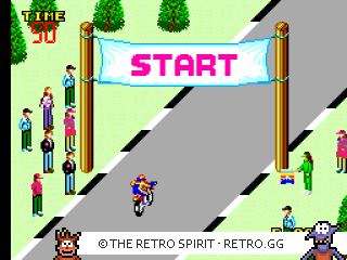 Game screenshot of Enduro Racer