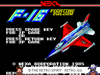 Game screenshot of F-16 Fighting Falcon