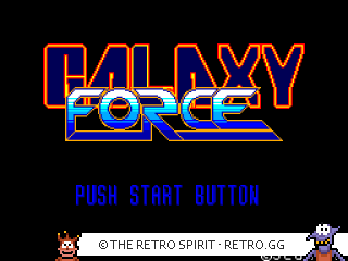 Game screenshot of Galaxy Force